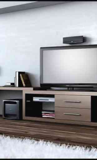 Design moderno de gabinete de TV 1