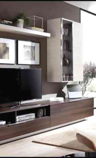 Design moderno de gabinete de TV 2