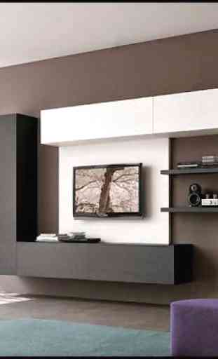 Design moderno de gabinete de TV 3