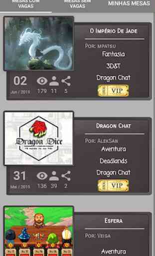 Dragon Dice - Plataforma de RPG 3