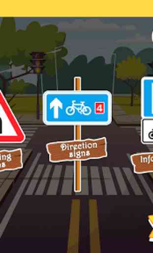 Driving theory test : Road signs and Traffic signs 1