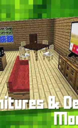 Furnitures & Decorations Mod for MCPE 1