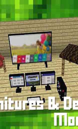 Furnitures & Decorations Mod for MCPE 2