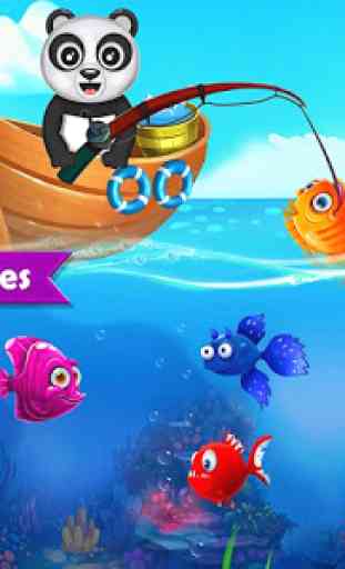 Happy Fisher Panda: Ultimate Fishing Mania Games 3