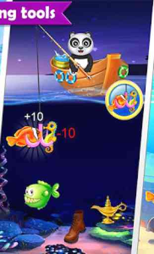 Happy Fisher Panda: Ultimate Fishing Mania Games 4