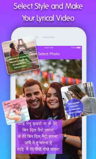 Hindi Photo Lyrical Video Status maker 2020 3
