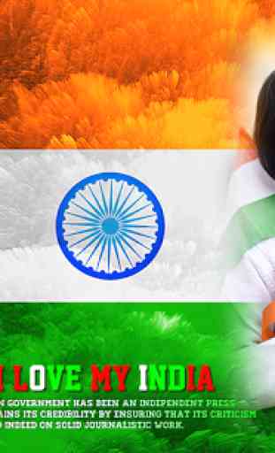 Indian Flag Photo Frames 4