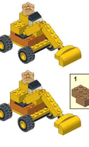 instrução edifício escavadeira para Lego 10698 3