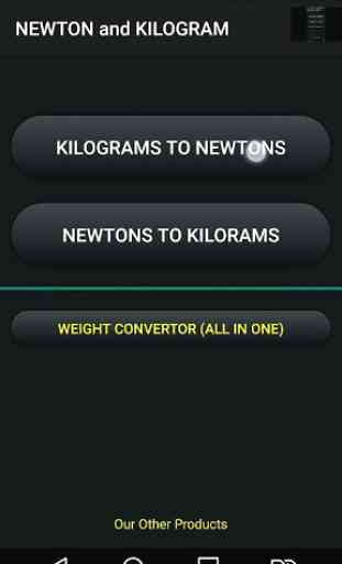 Kilogram and Newton (kg - n) Convertor 1