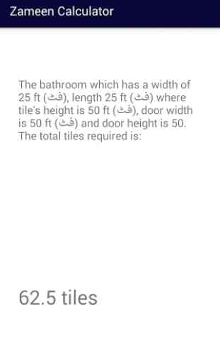Land & Zameen, Plot Size & Bath Tiles Calculator 4