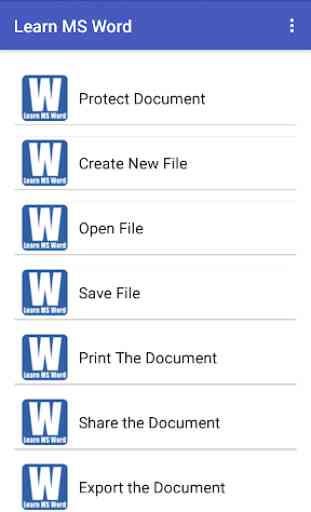 Learn MS Word 4