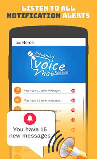 Leitor de Notificação de Voz para, SMS Notify 1