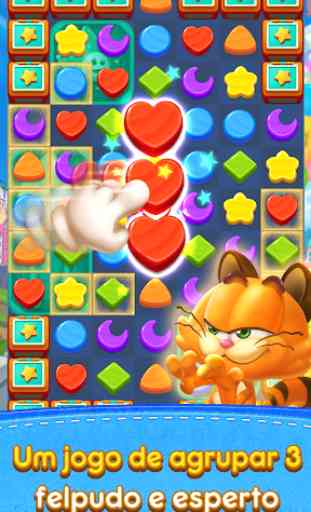 Magic Cat Match: quebra-cabeça de agrupar 3 felino 3