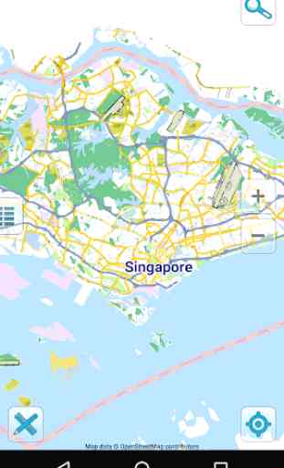 Map of Singapore offline 1