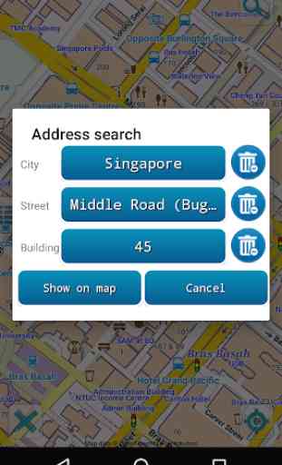 Map of Singapore offline 3