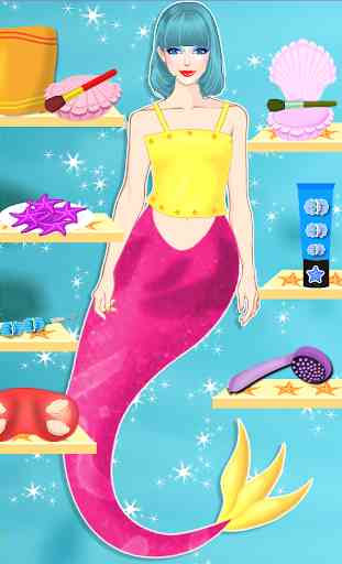 Mermaid Princess Makeup and Dress up 2
