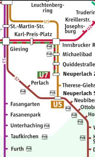 Munich Metro Map 3