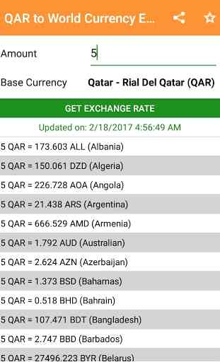QAR to All Exchange Rates & Currency Converter 2