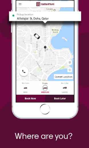 Qatar Taxi - Qatar's own Car Booking App 2