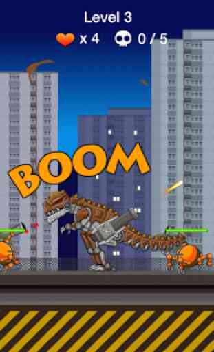 Robot Dino T-Rex Attack 3