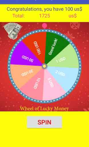 Roda do dinheiro da sorte 2