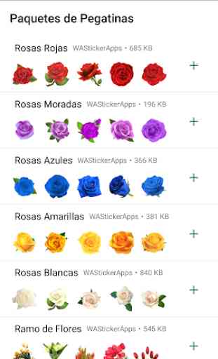 Rosas Pegatinas - WAStickerApps 1