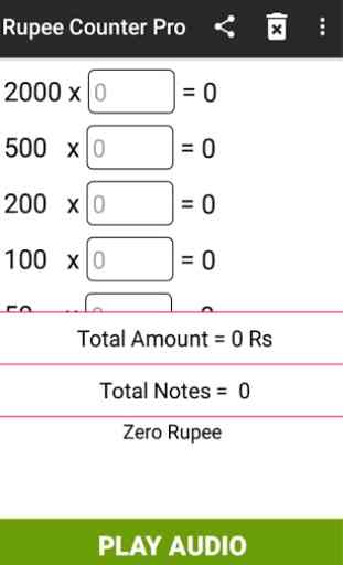 Rupee Counter Pro (Cash Calculator For India) 1