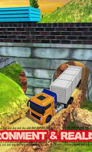 Simulador de caminhão de transporte offroad 3