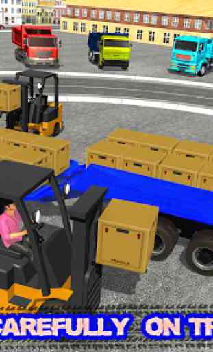 Simulador de caminhão de transporte offroad 4
