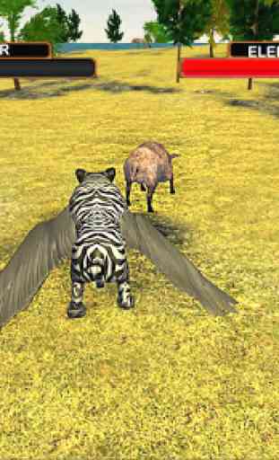 Simulador de Leão Voador Real: Wild Lion City 4