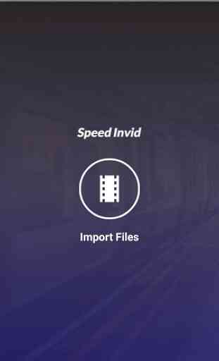 Slow Motion & Timelapse Video Editor - Speed Invid 1