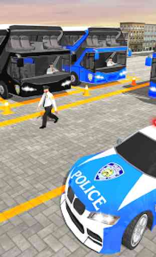US Police Bus Parking Simulator 1