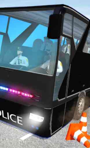 US Police Bus Parking Simulator 2