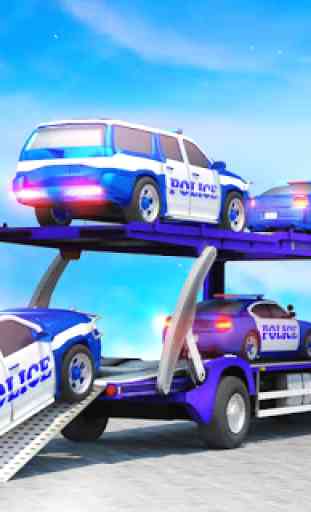 Us Police Cop Car Transporter Truck 2019 4