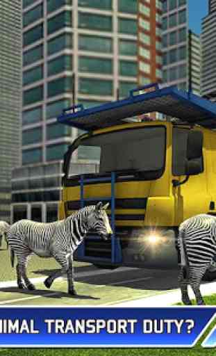 Zoo Animal Transporte Caminhão 3D Avião Transport 1