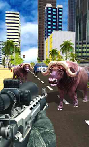 Angry Bull Attack: Bull Fight Shooting 1
