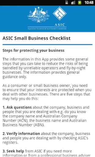 ASIC Business Checks 2