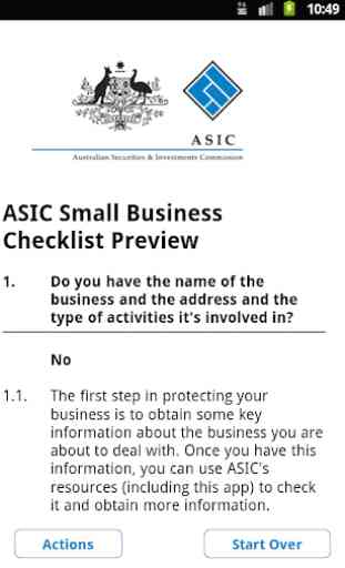 ASIC Business Checks 4