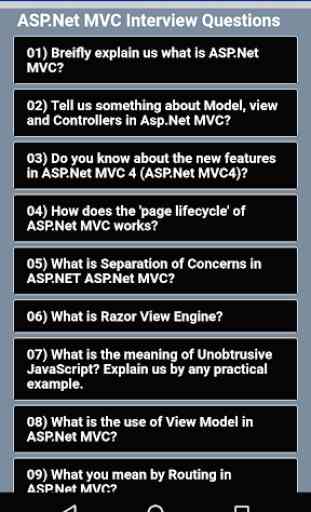 Asp.Net MVC Interview Questions 1