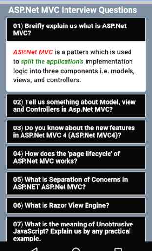 Asp.Net MVC Interview Questions 2