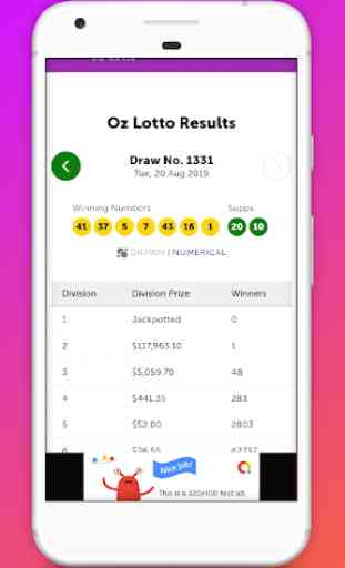 Australia's Lotteries Results : Check My Ticket 4