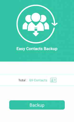 Backup fácil de contatos - Gerenciador de contatos 3