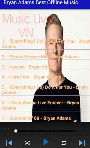 Bryan Adams Best Offline Music 2