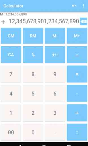 Calculator with many digit (Long number) 3