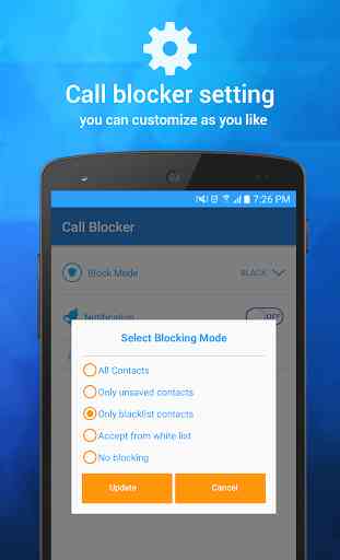 Chama lista negra -Chamada e bloqueador de SMS 4