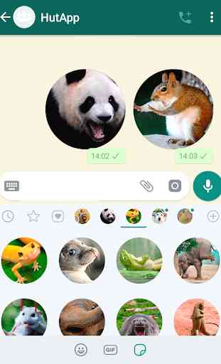 Figurinhas de Animais para WhatsApp WAStickerApps 4