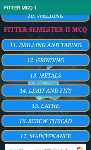 FITTER MCQ FOR 1st YEAR 2