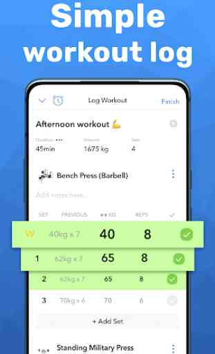 Hevy - Workout Tracker Planner Weight Lifting Log 1