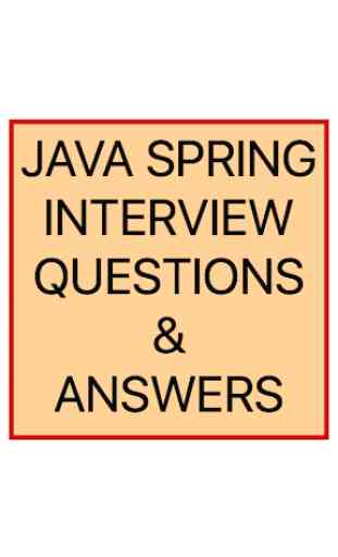 Java Spring - Interview Questions & Answers 1
