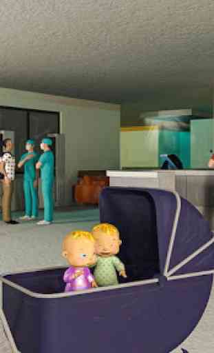 mãe simulador 3D: virtual baby simulator games 4